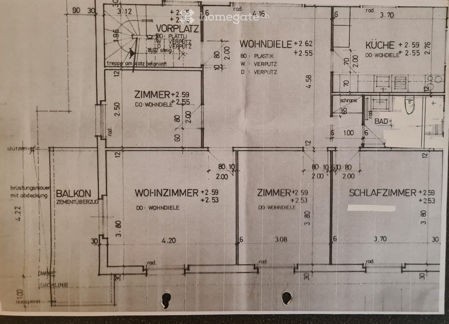 5 rooms apartment