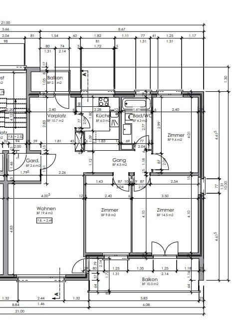 4 ½ rooms apartment