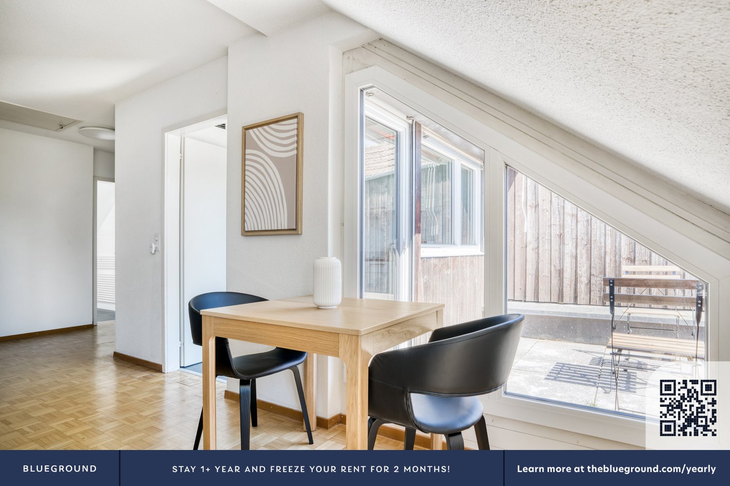 2 ½ pièces appartement meublé