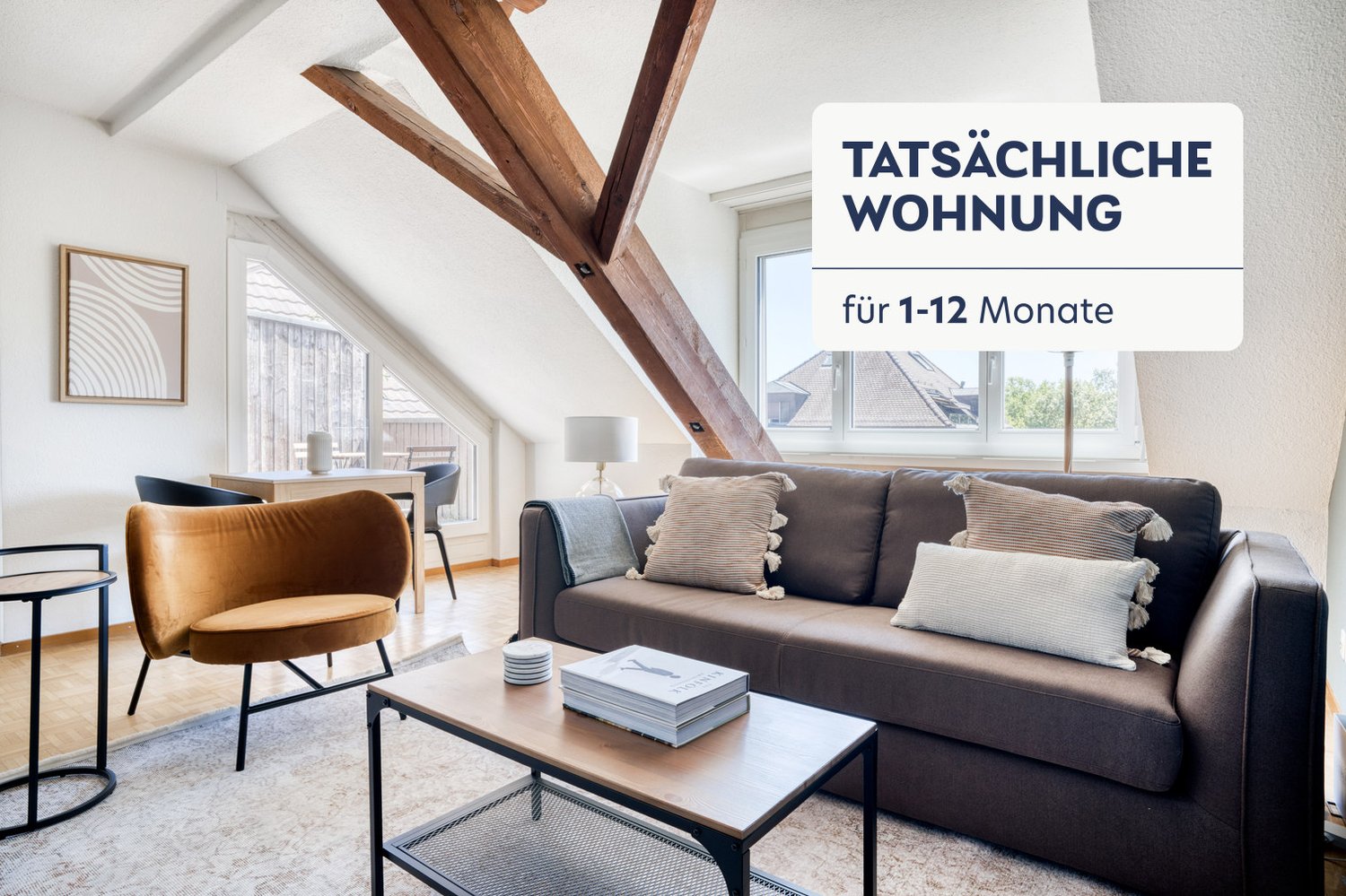2 ½ pièces appartement meublé