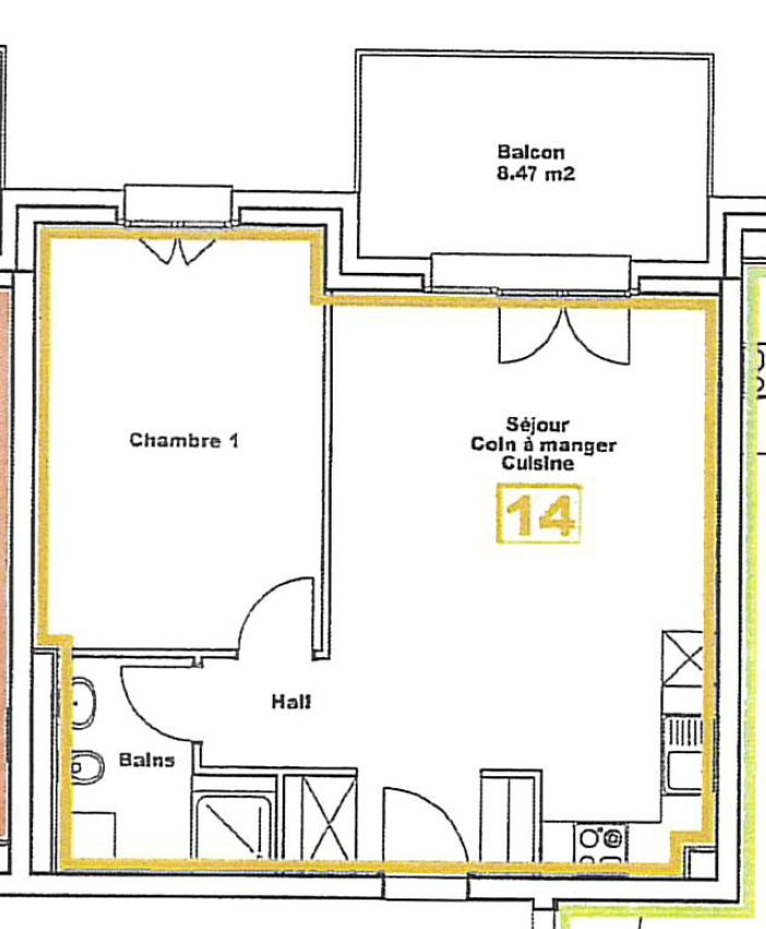 2 ½ rooms apartment, photo 4 of 4