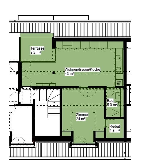 2 rooms duplex, photo 6 of 6