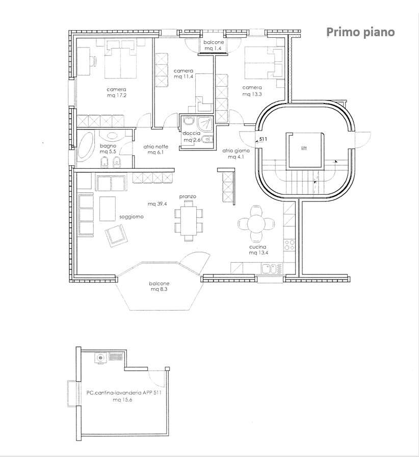 4 ½ rooms apartment
