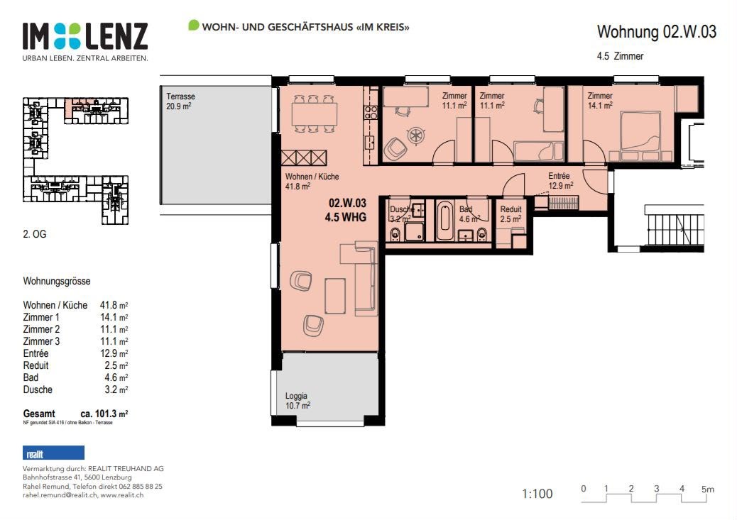 Appartement de 4 ½ pièces
