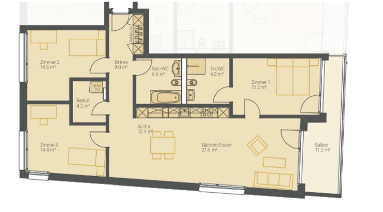 4 ½ rooms apartment, photo 2 of 10