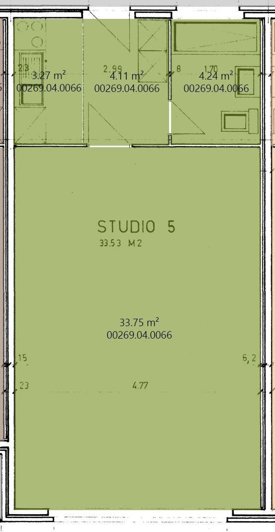 1 room apartment