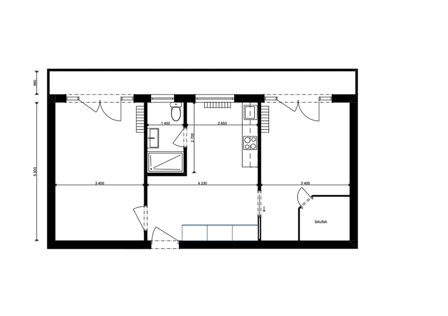 2 ½ rooms apartment, photo 3 of 6