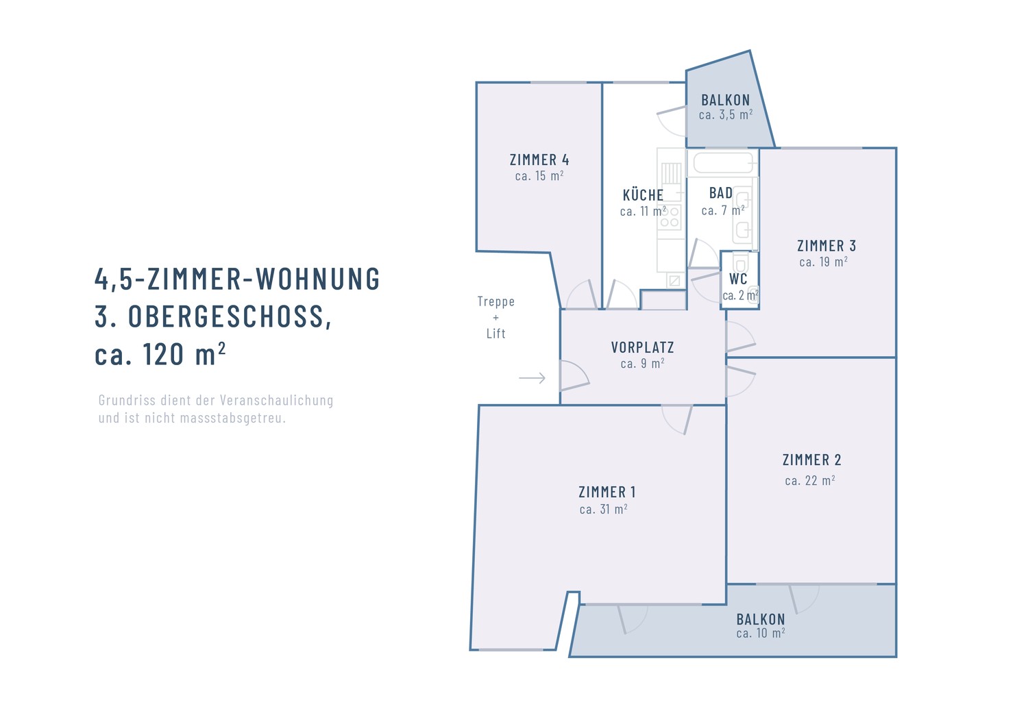 4 ½ rooms apartment, photo 4 of 10