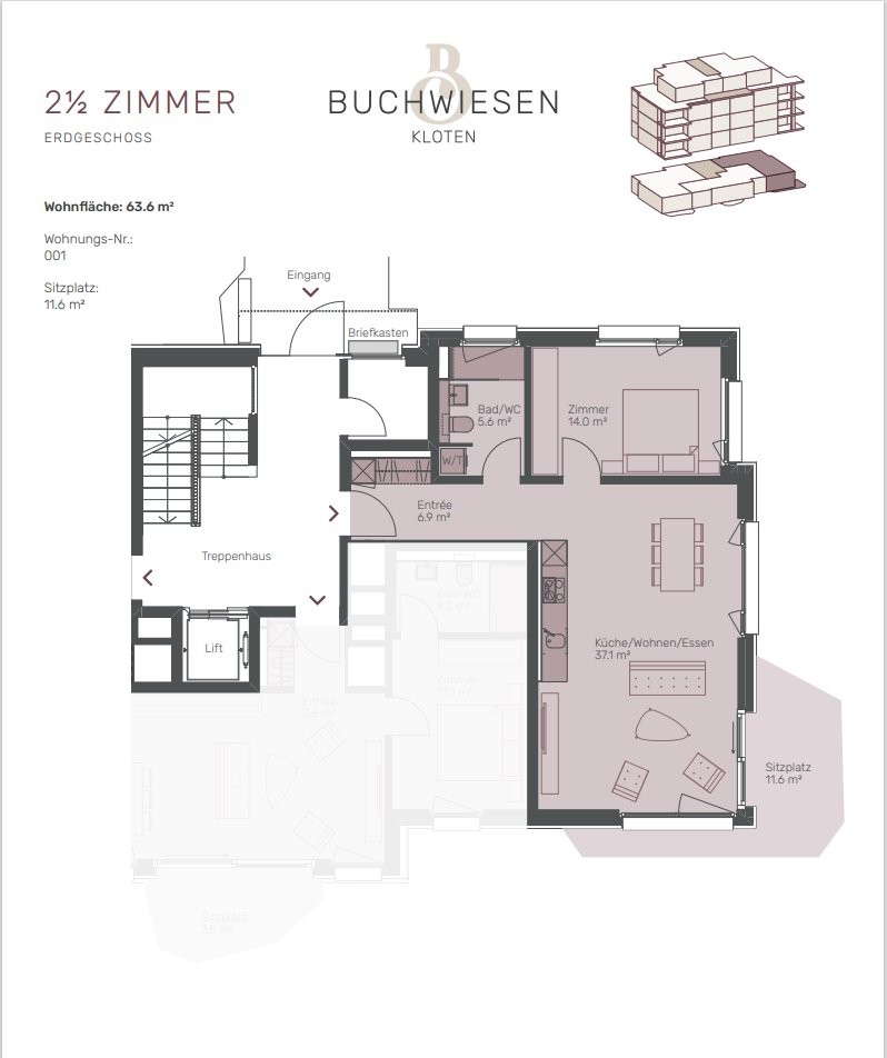 2 ½ rooms apartment, photo 5 of 5