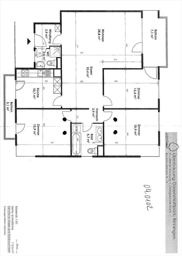 3 ½ rooms apartment