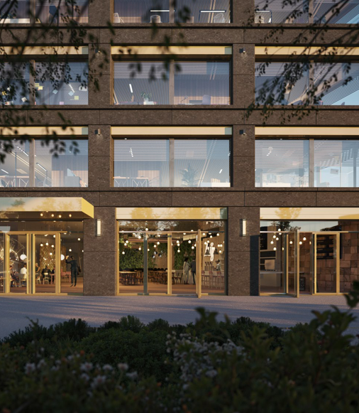 410m² office