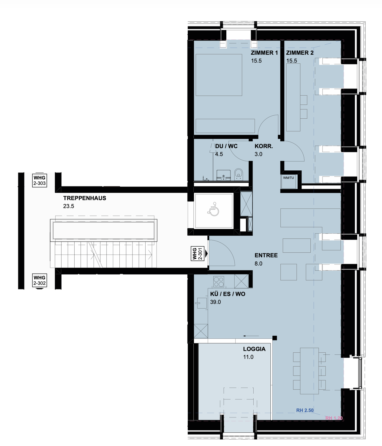 Appartamento di 3 ½ locali