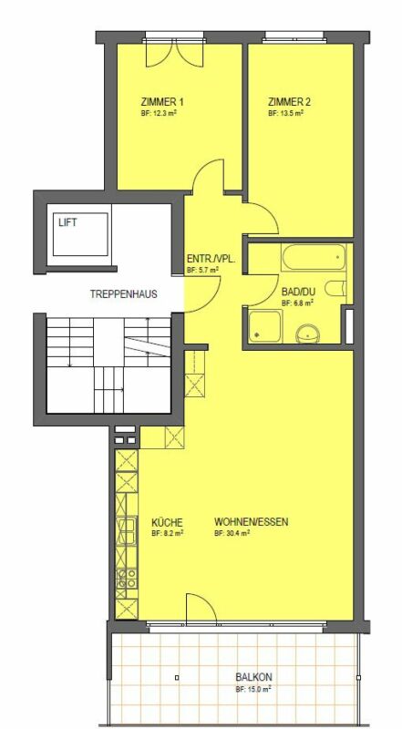 3 ½ rooms apartment
