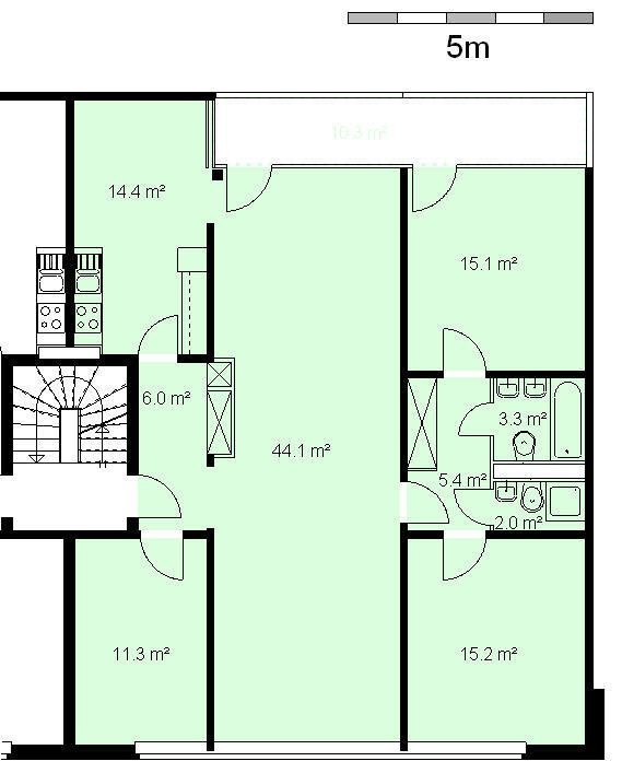 4 ½ pièces appartement