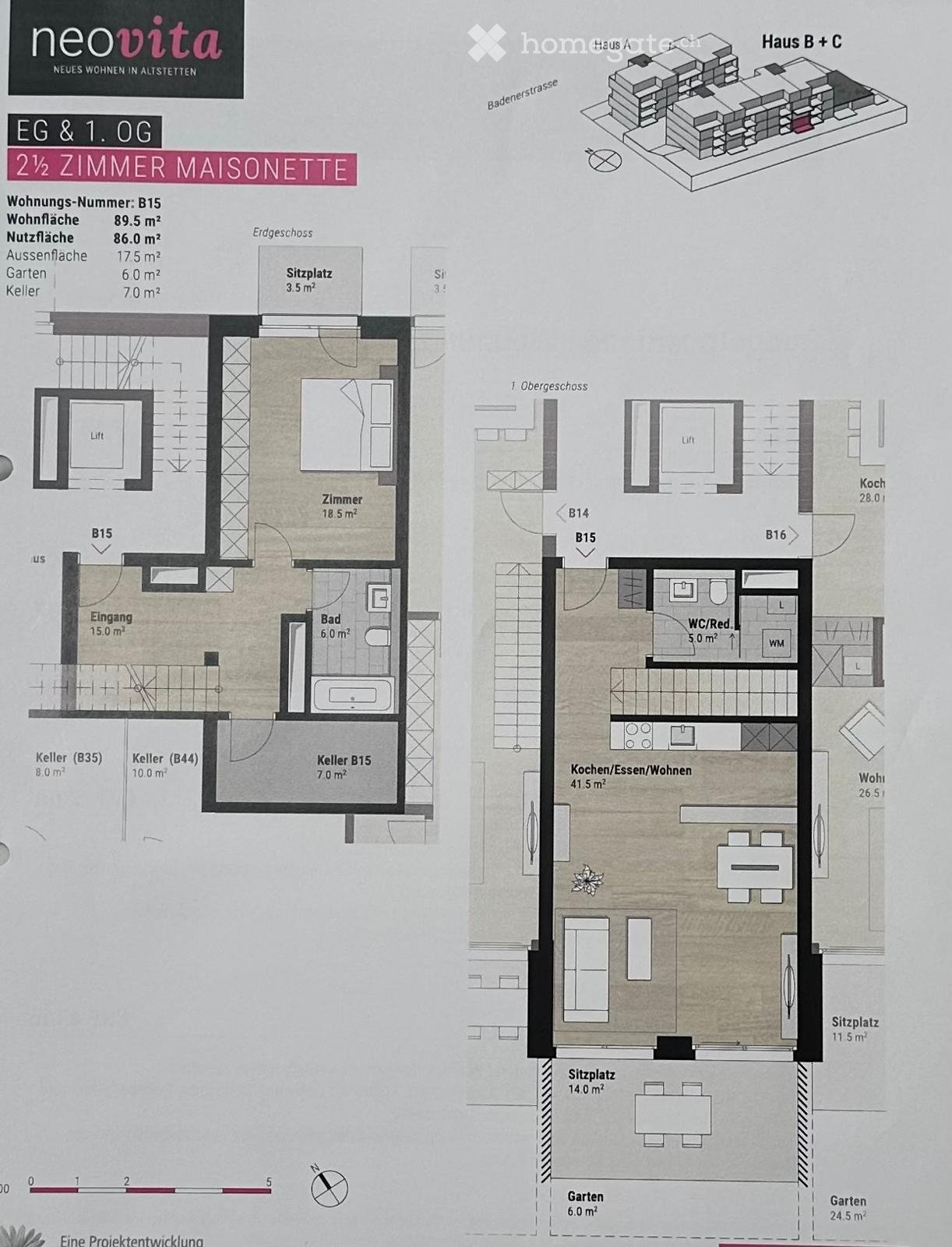 Appartamento di 2 ½ locali