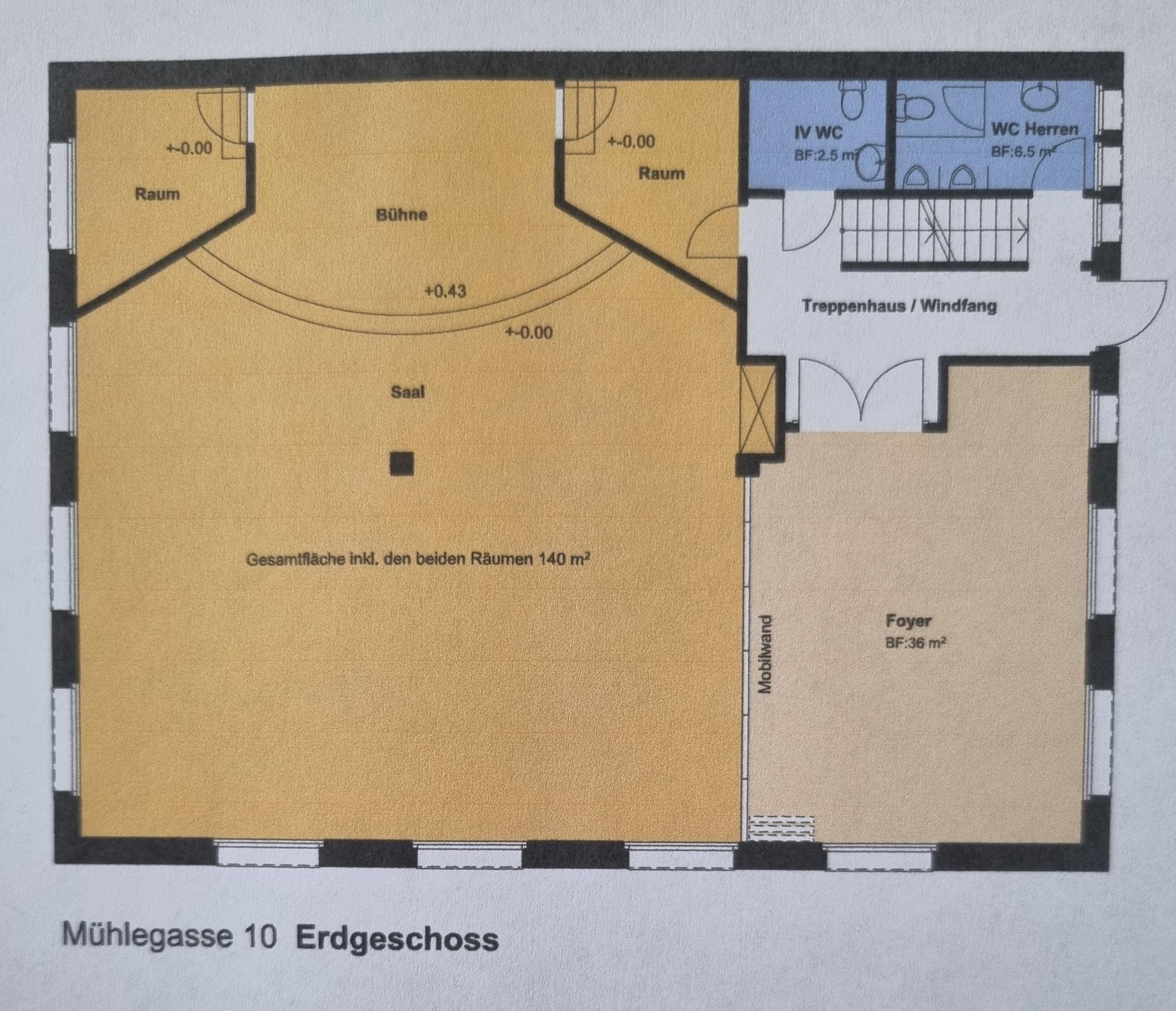 342m² office