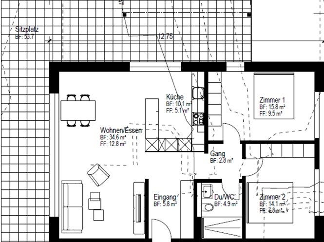 3 ½ rooms apartment, photo 7 of 7