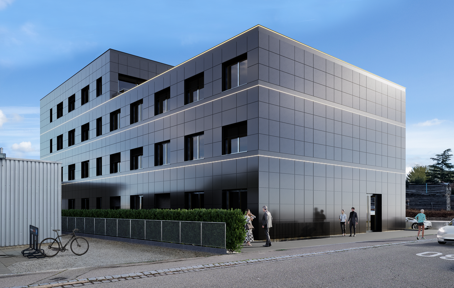 200-500m² commercial