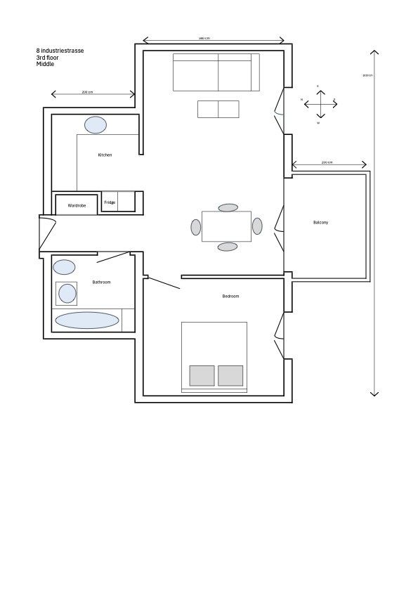 2 ½ rooms apartment