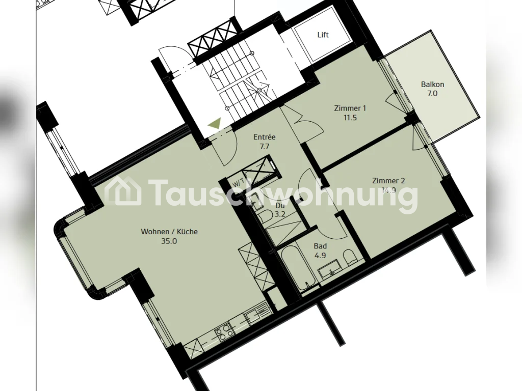 3 ½ rooms apartment, photo 7 of 7