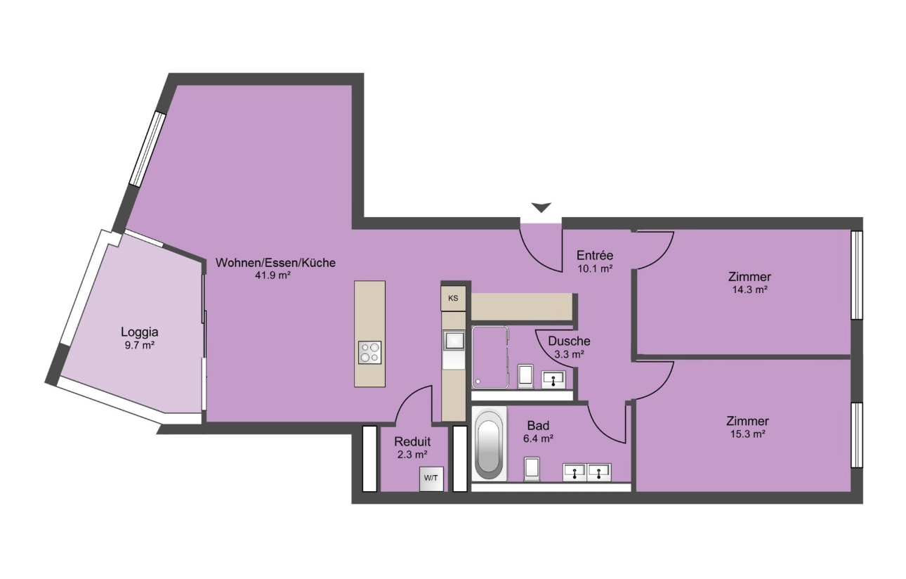 3 ½ rooms apartment, photo 9 of 9