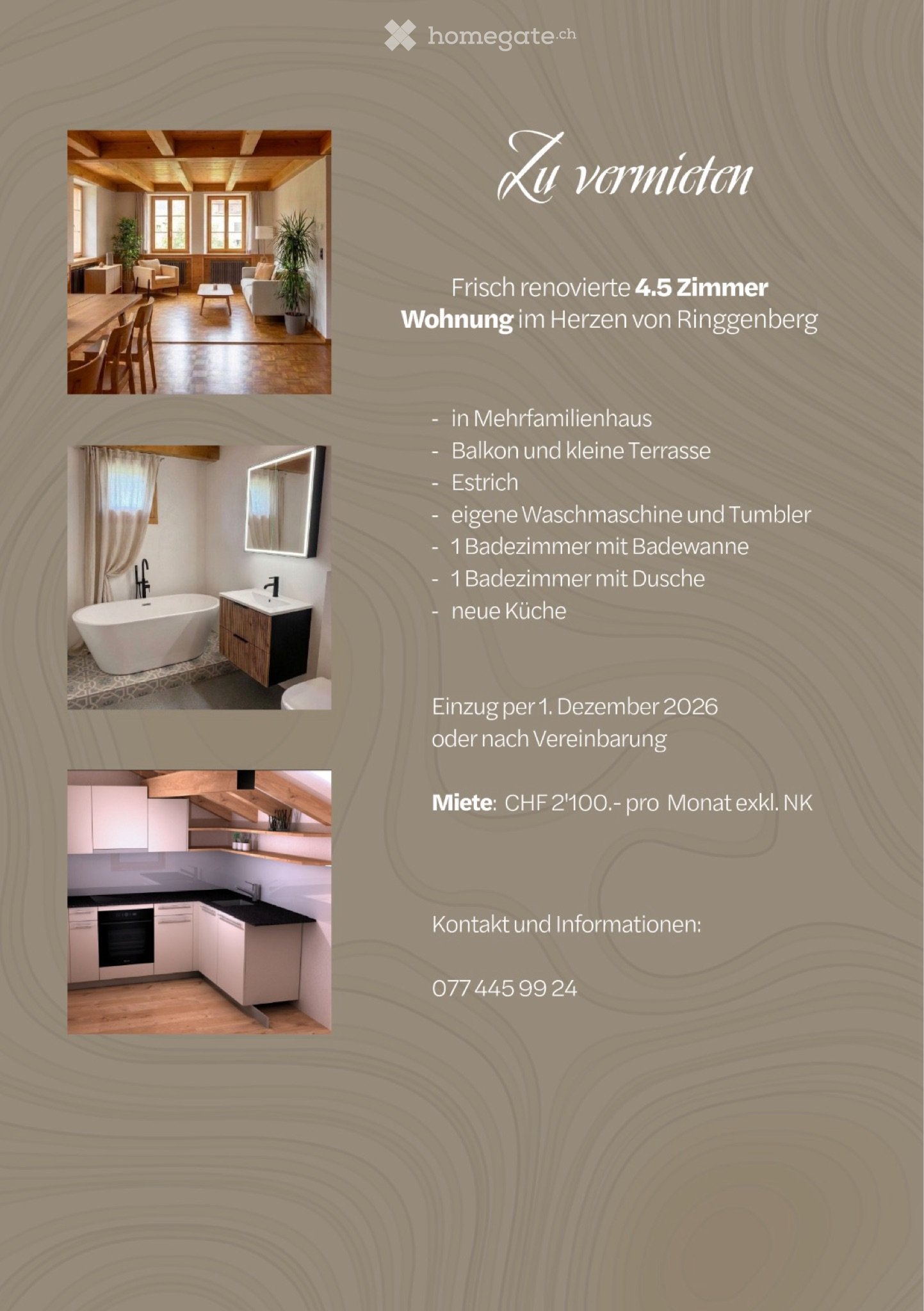 4 ½ rooms apartment