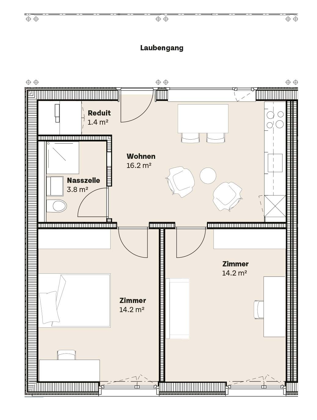 3 rooms apartment, photo 8 sur 8
