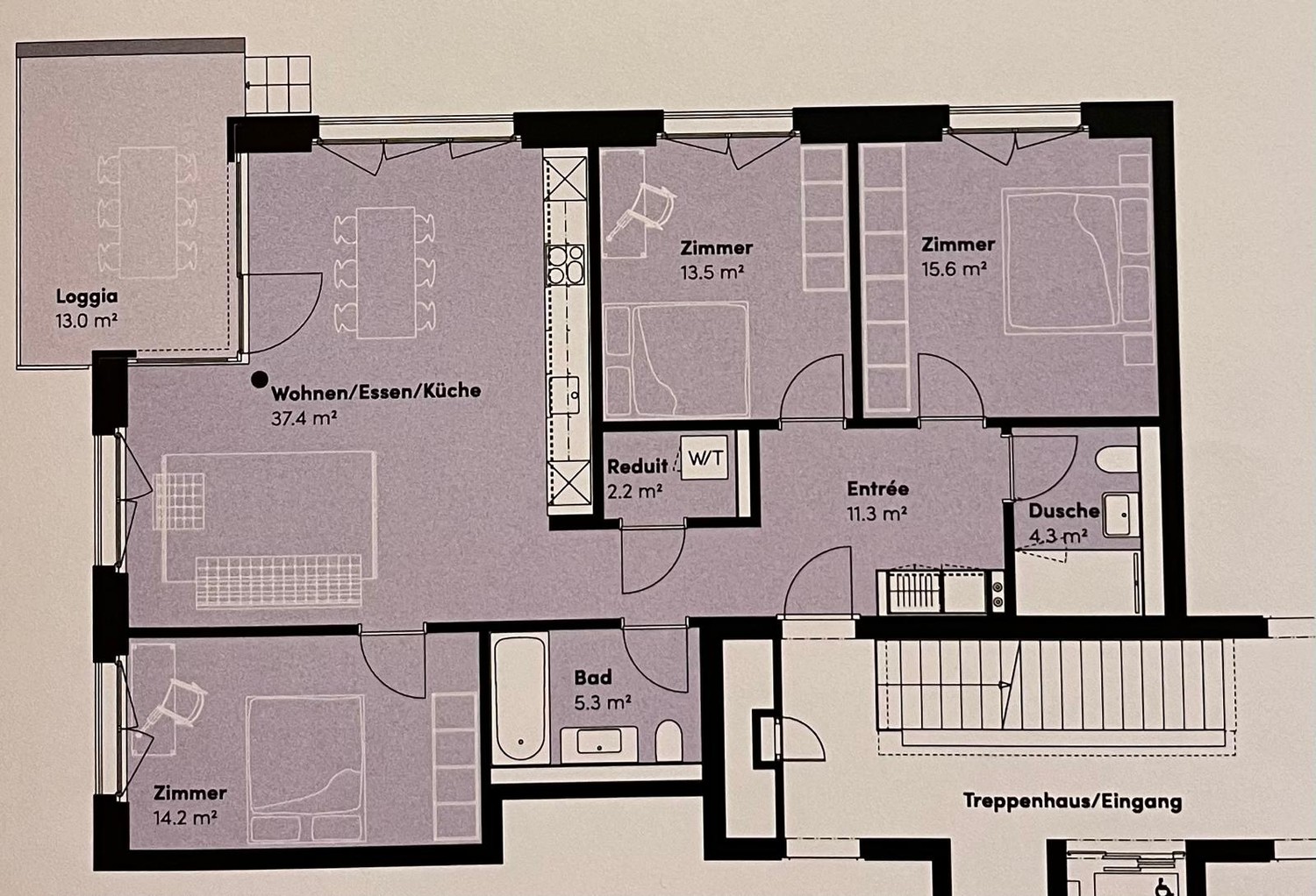 4 ½ rooms apartment