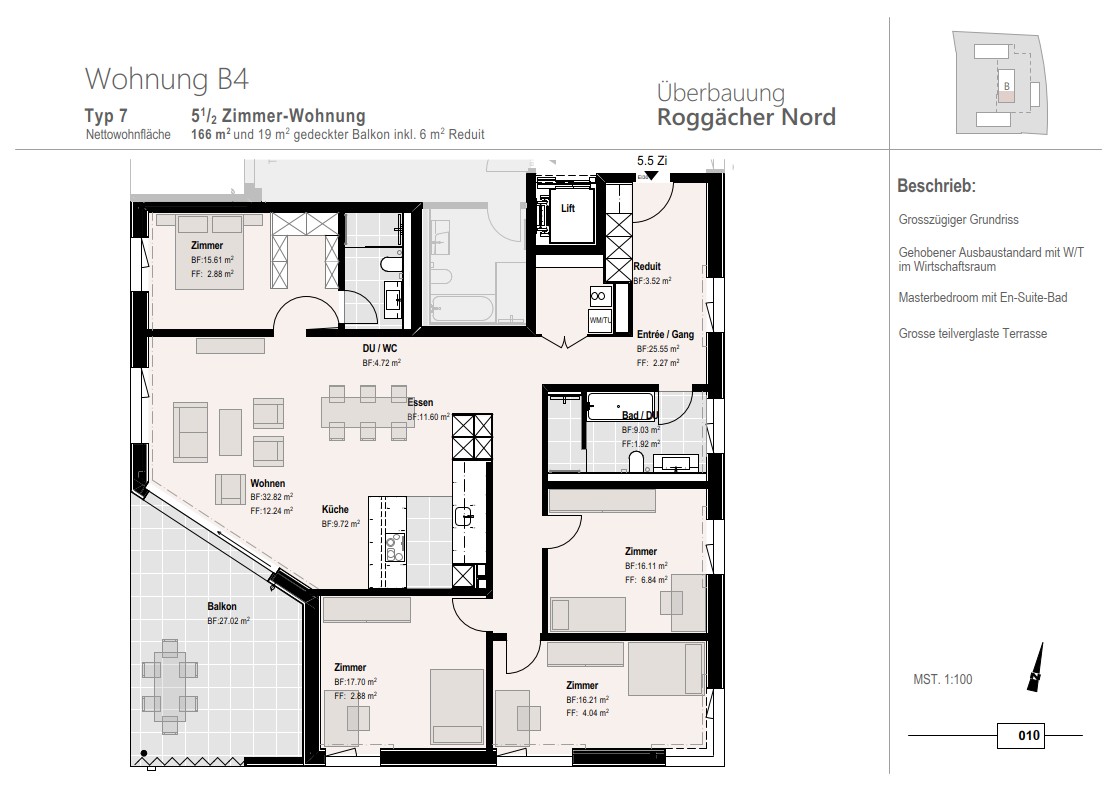 5 ½ rooms apartment