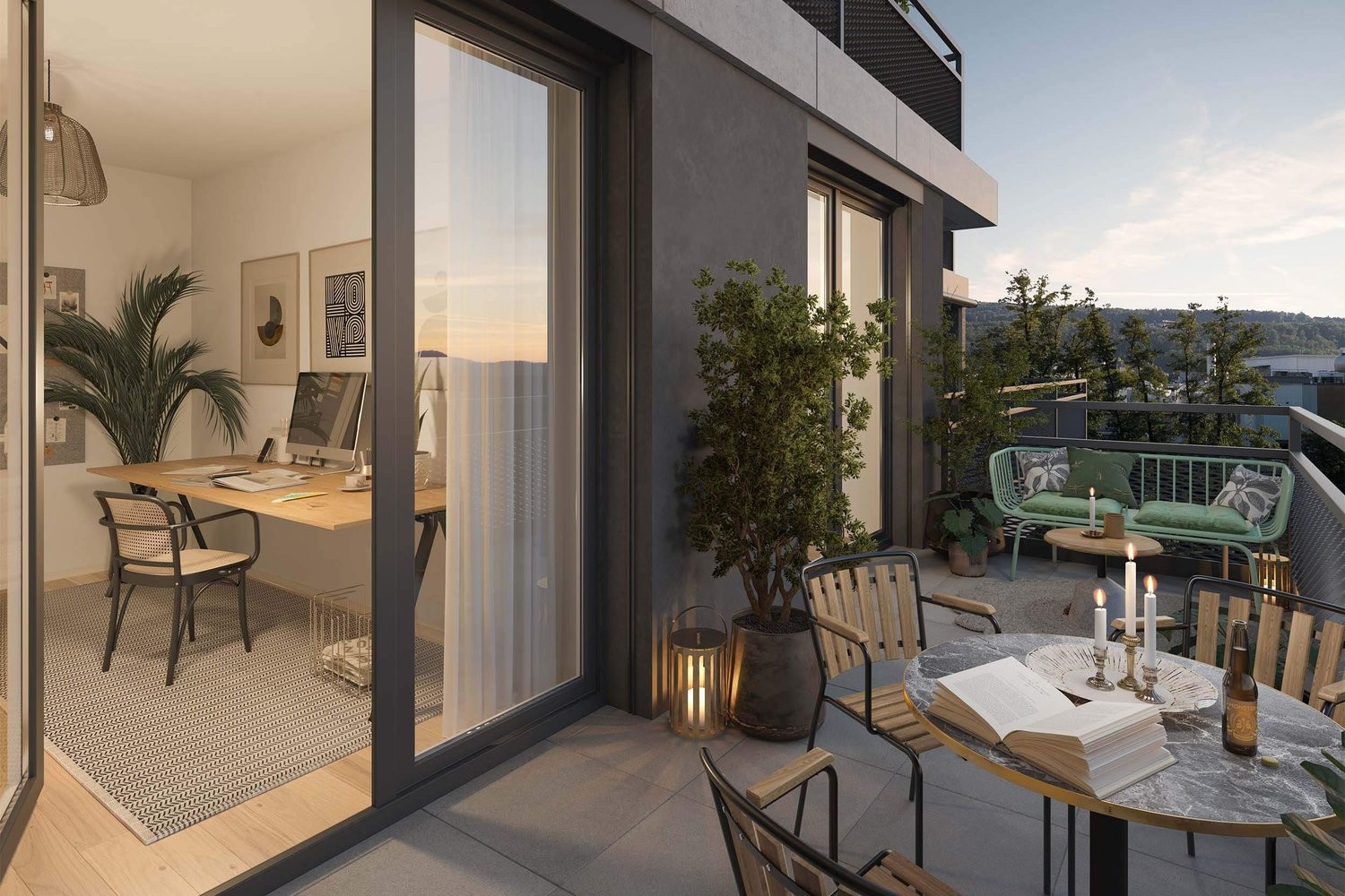 2 ½ pièces appartement