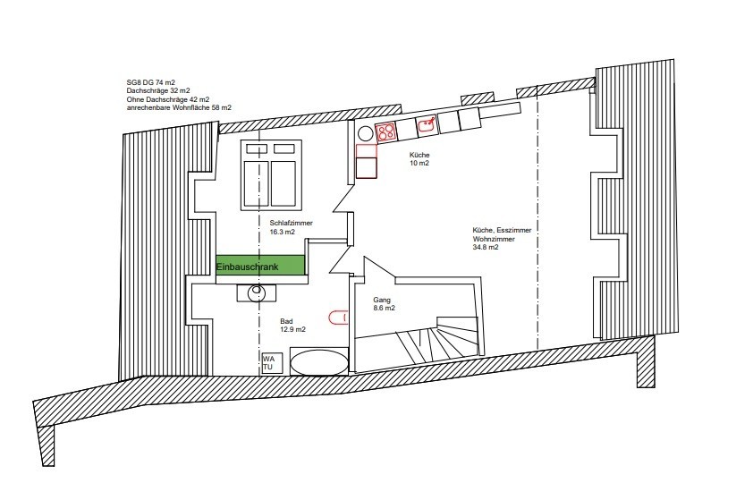 2 ½ rooms apartment, photo 8 of 8