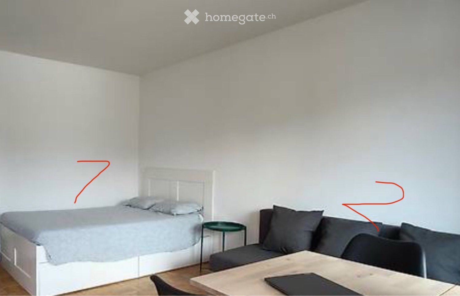 1 room single room, photo 1 of 3