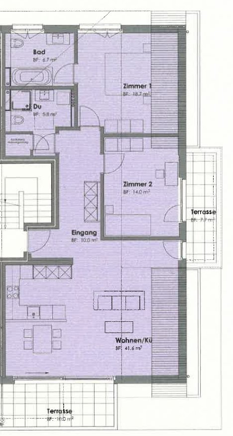 3 ½ rooms roof flat, photo 2 of 10