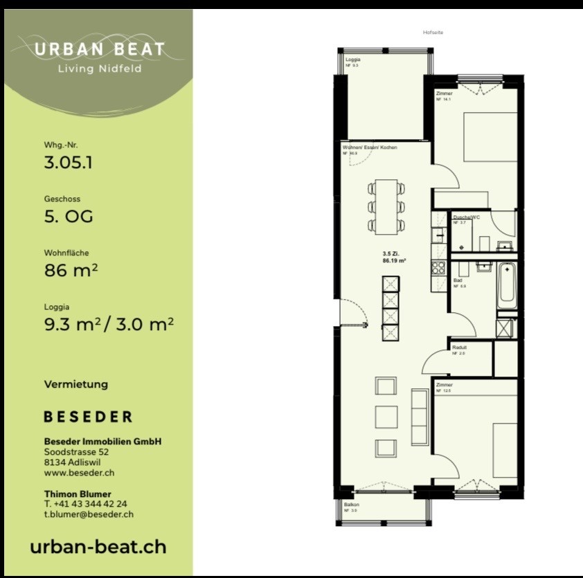 3 ½ rooms apartment, photo 2 of 10