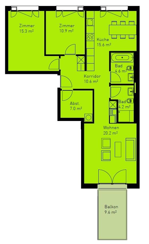 3 ½ rooms apartment, photo 8 of 8