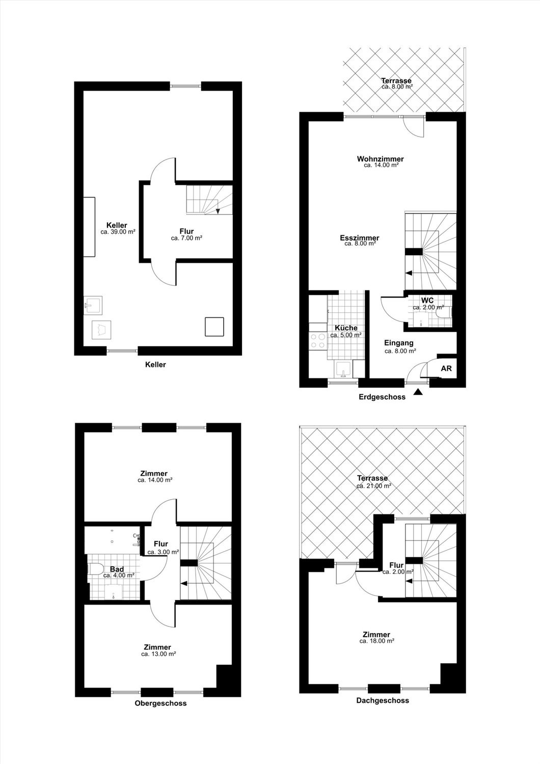 4 rooms duplex