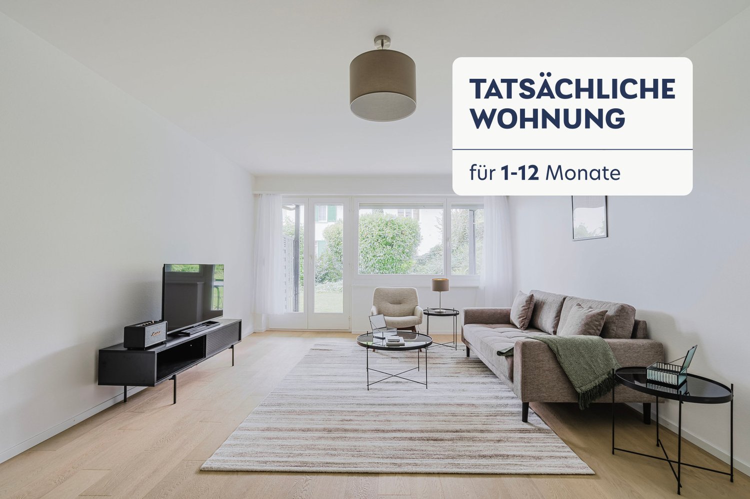 3 ½ rooms furnished flat