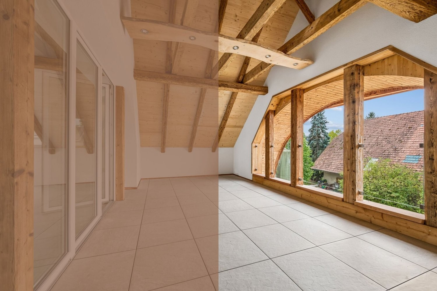 Appartement sous les combles de 5 ½ pièces