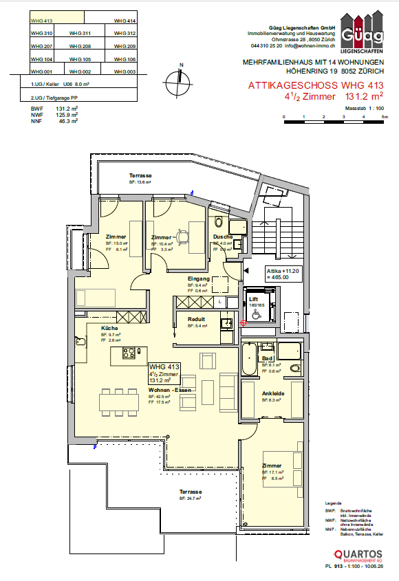 4 ½ rooms apartment, photo 3 of 4