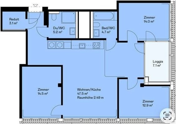 4 ½ rooms apartment, photo 5 of 10