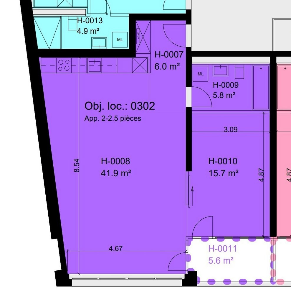 2 ½ rooms apartment, photo 7 of 7