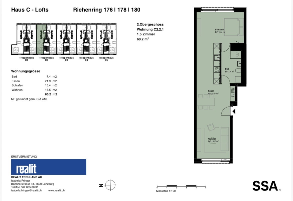 2 ½ Zimmer Wohnung