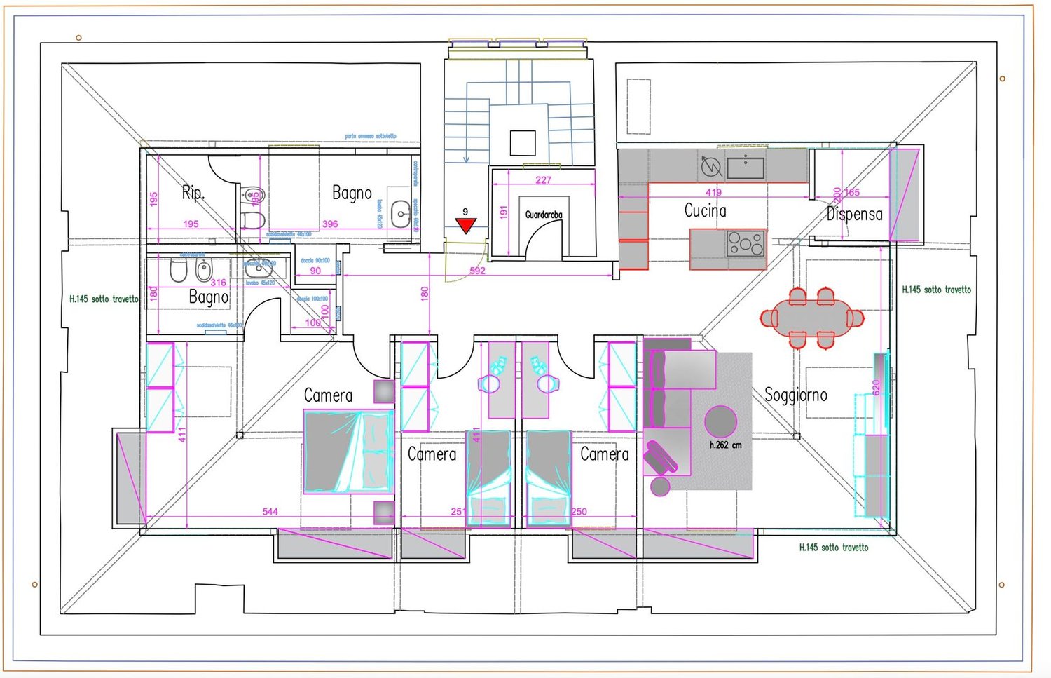 4 ½ rooms roof flat, photo 3 of 3