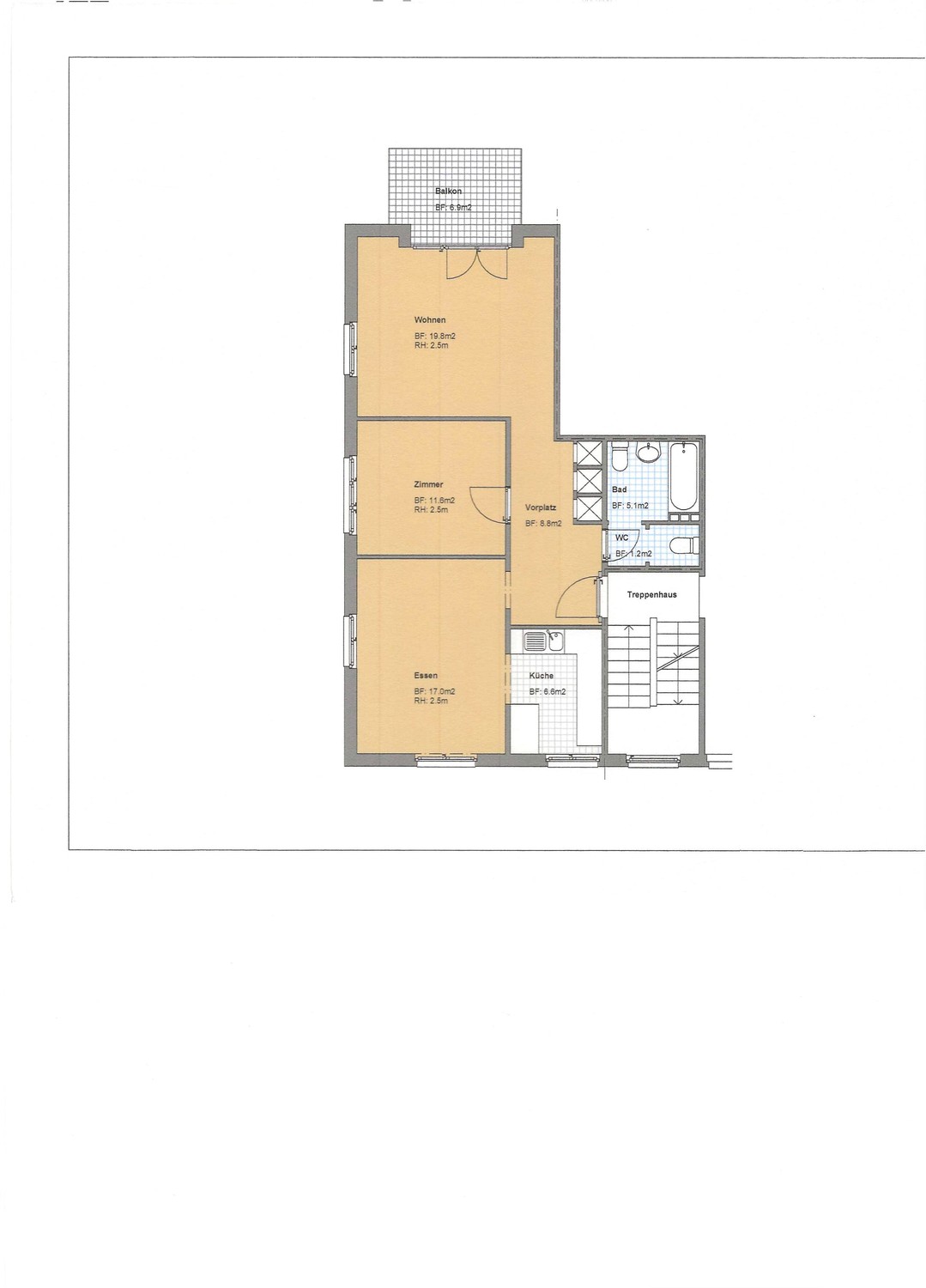 3 rooms apartment, photo 9 of 9