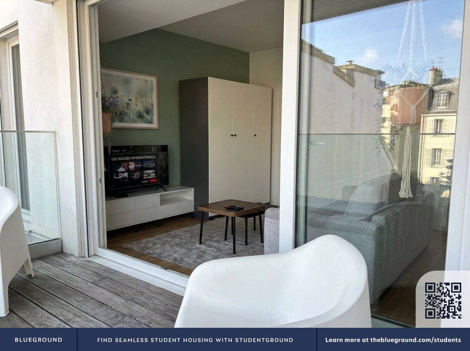 2 pièces appartement meublé