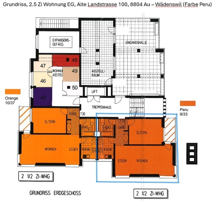 2 ½ rooms apartment