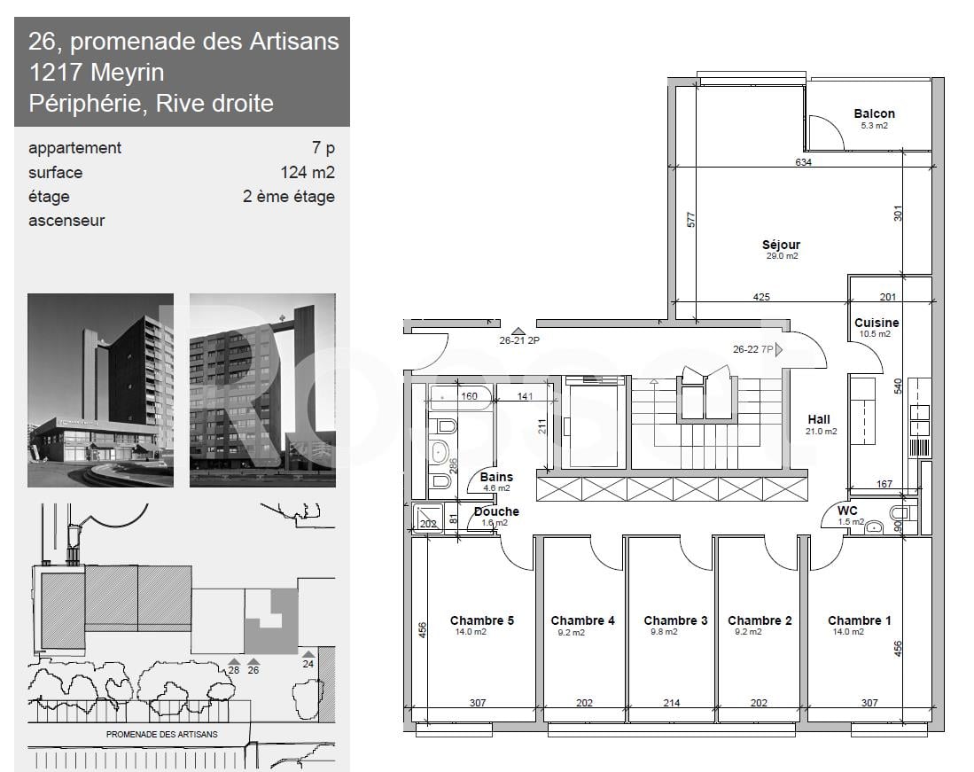 7 rooms apartment