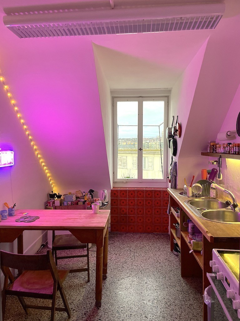 Chambre dans un appartement partagé