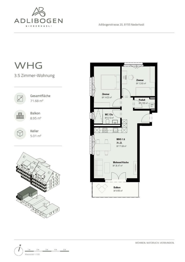 3 ½ rooms apartment
