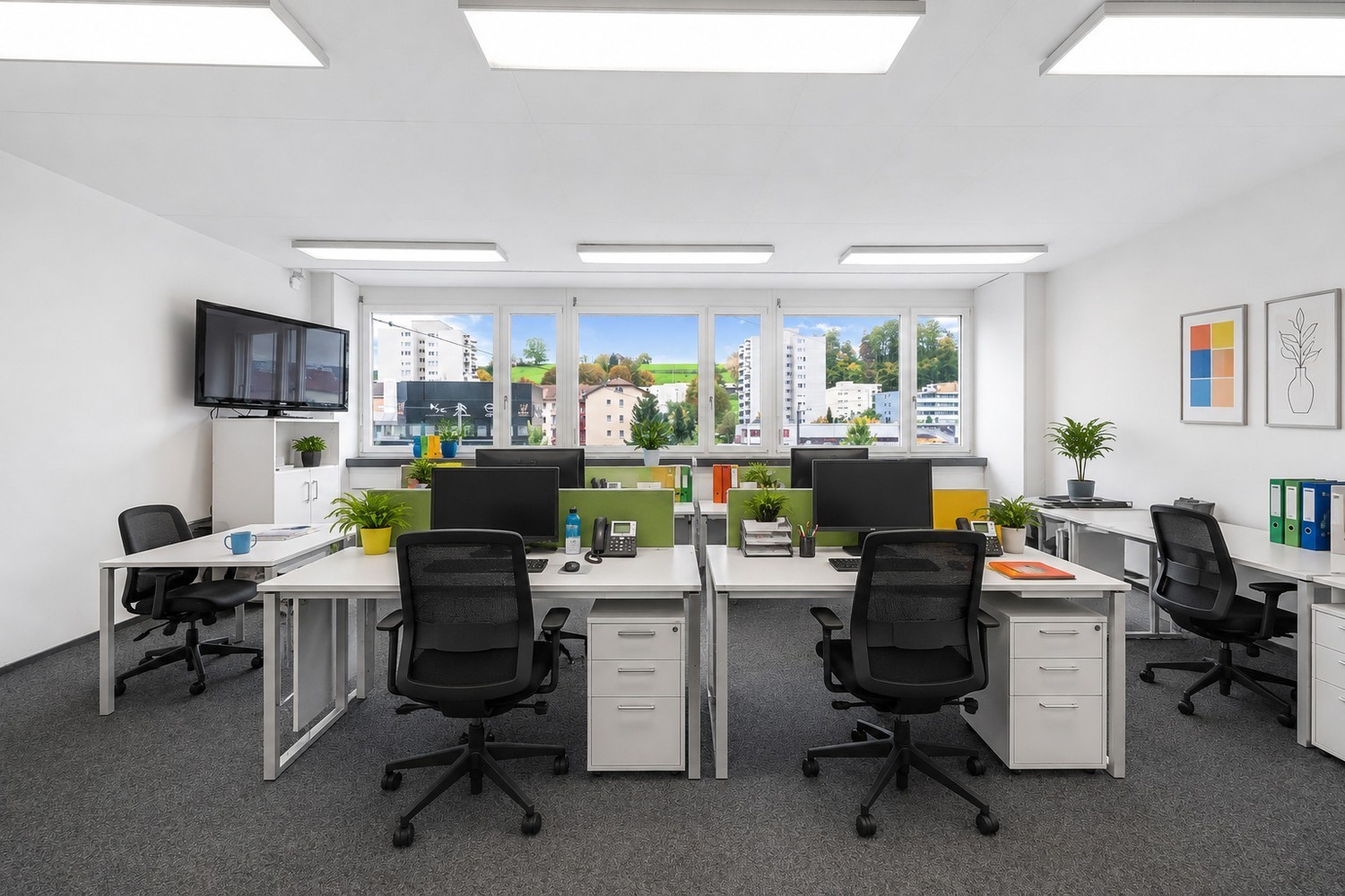 350m² office